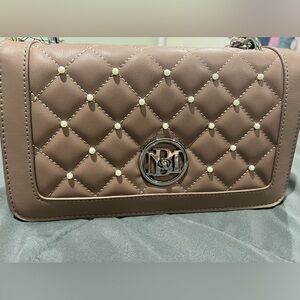 NWT Badgley Mischka crossbody bag, brown